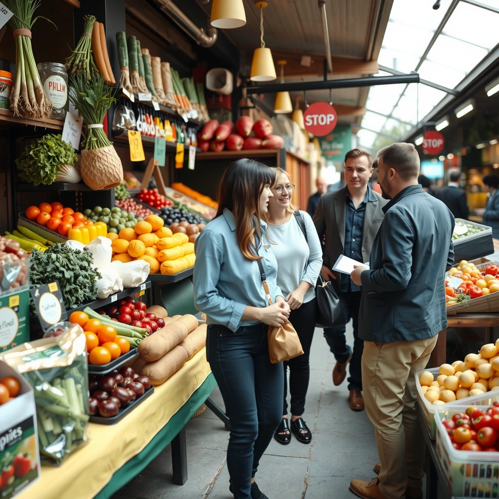 Einkaufstour auf dem Markt
